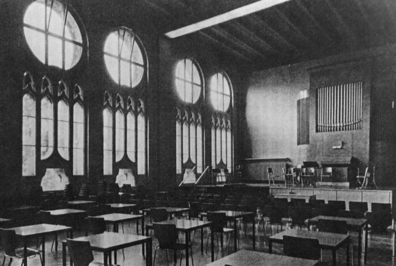 Goethe-Gymnasium assembly hall around 1985