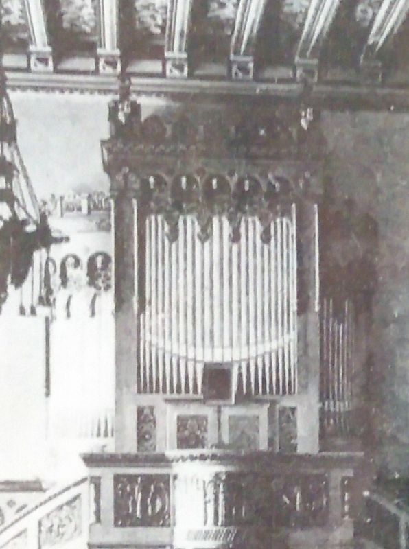 The Sauer organ around 1910